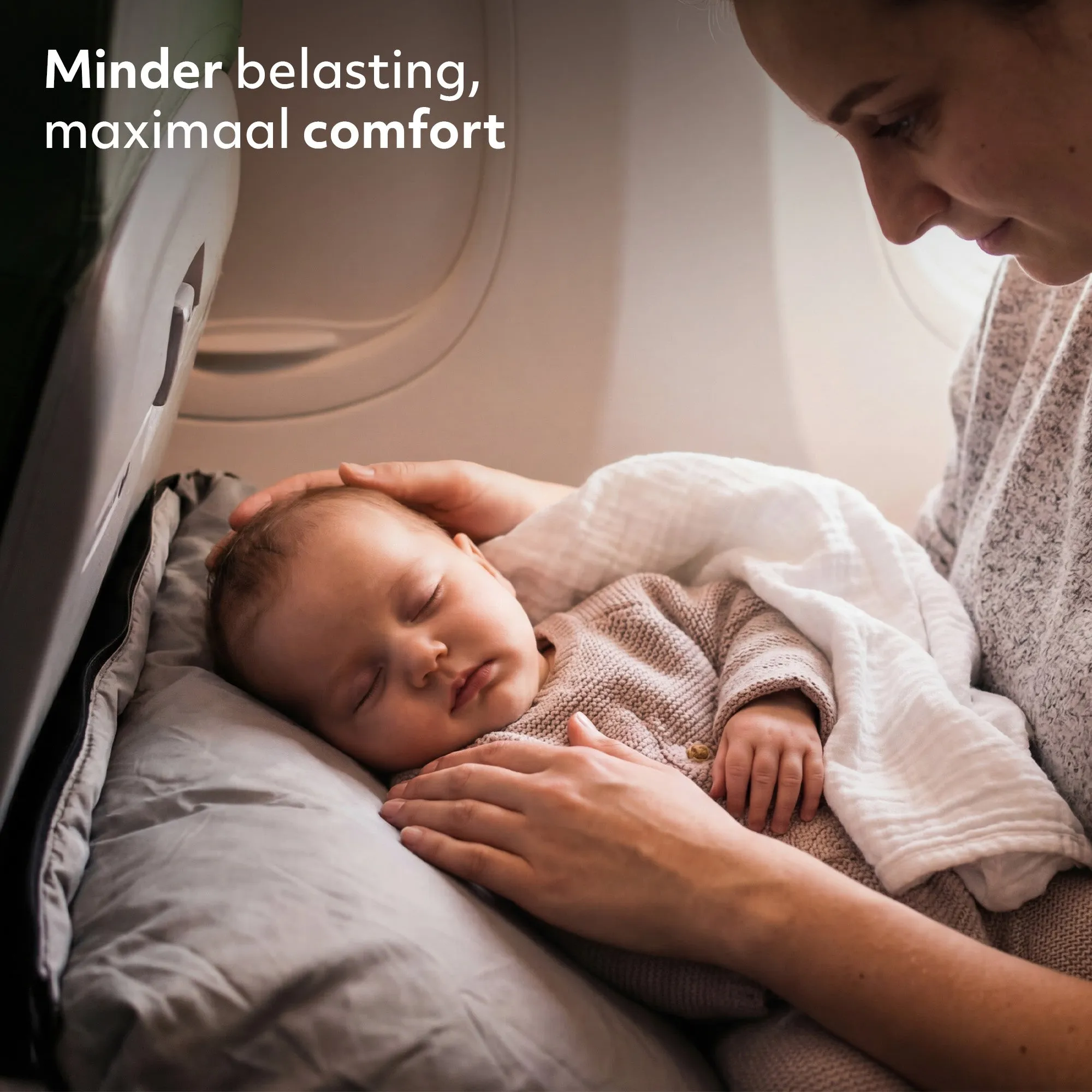 Łóżeczko turystyczne AirTraveller - brązowe - Image 6