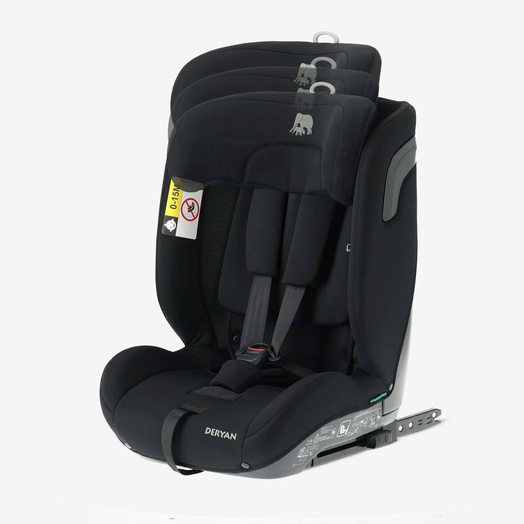 Fotelik samochodowy Carter Luxe i-Size/isofix 76-150 cm - 9-36 kg - Głębokie siedzisko - Regulowany zagłówek - Systemy bezpieczeństwa - Łatwy do czyszczenia - Grupa 1/2/3 - Image 10