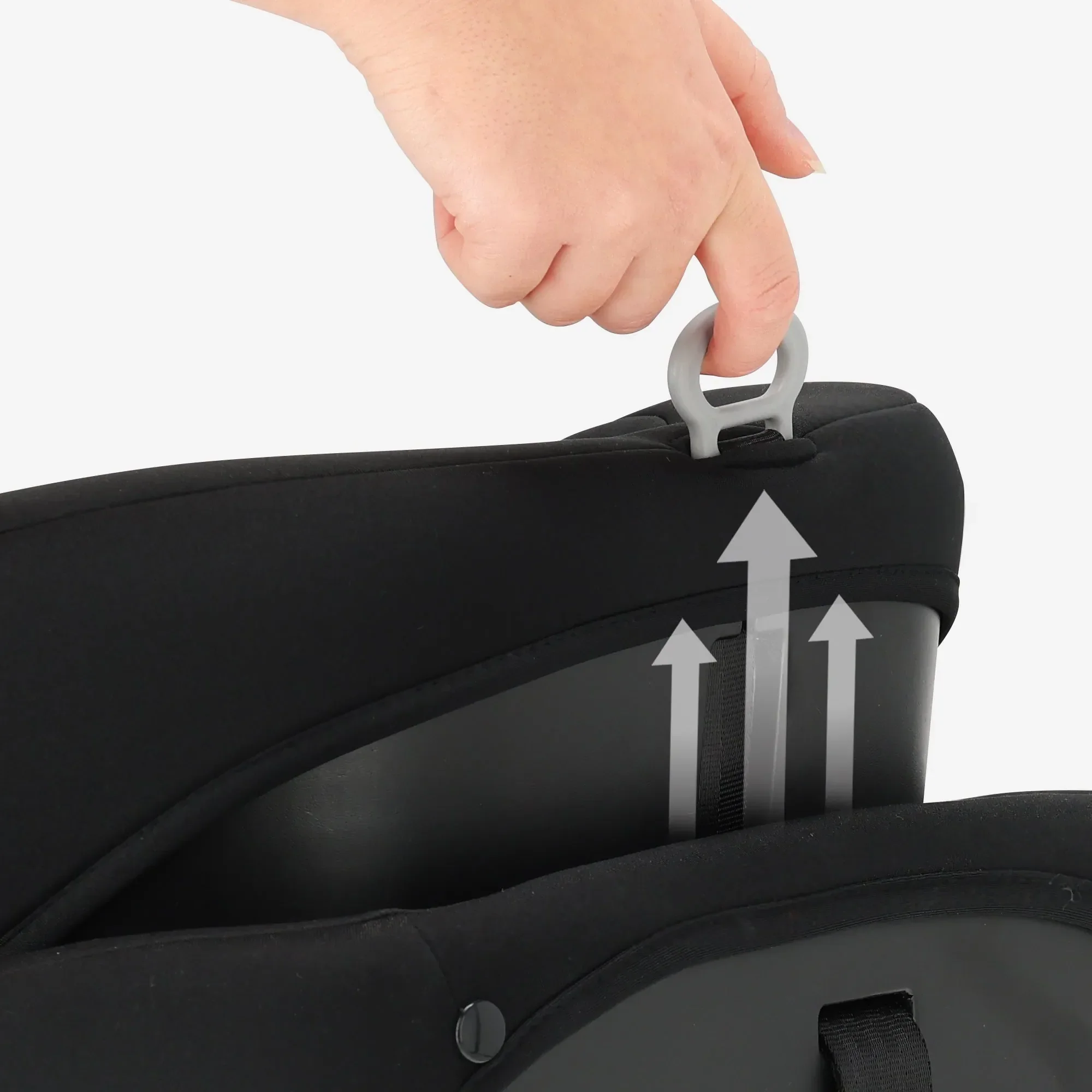 Fotelik samochodowy Carter Luxe i-Size/isofix 76-150 cm - 9-36 kg - Głębokie siedzisko - Regulowany zagłówek - Systemy bezpieczeństwa - Łatwy do czyszczenia - Grupa 1/2/3 - Image 11
