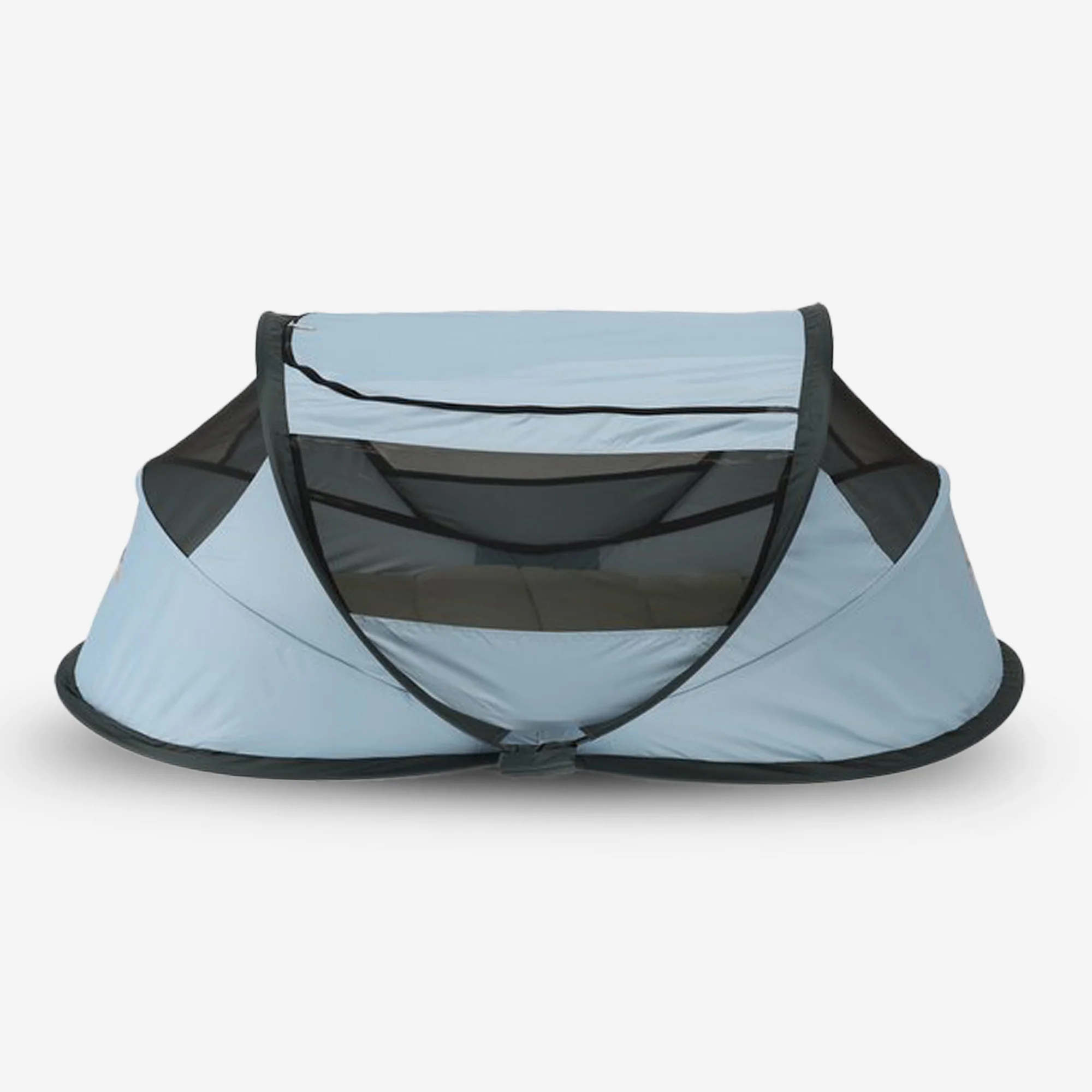 BabyBox – namiot dla niemowląt, łóżeczko turystyczne + bawełniana kołderka – Sky Blue