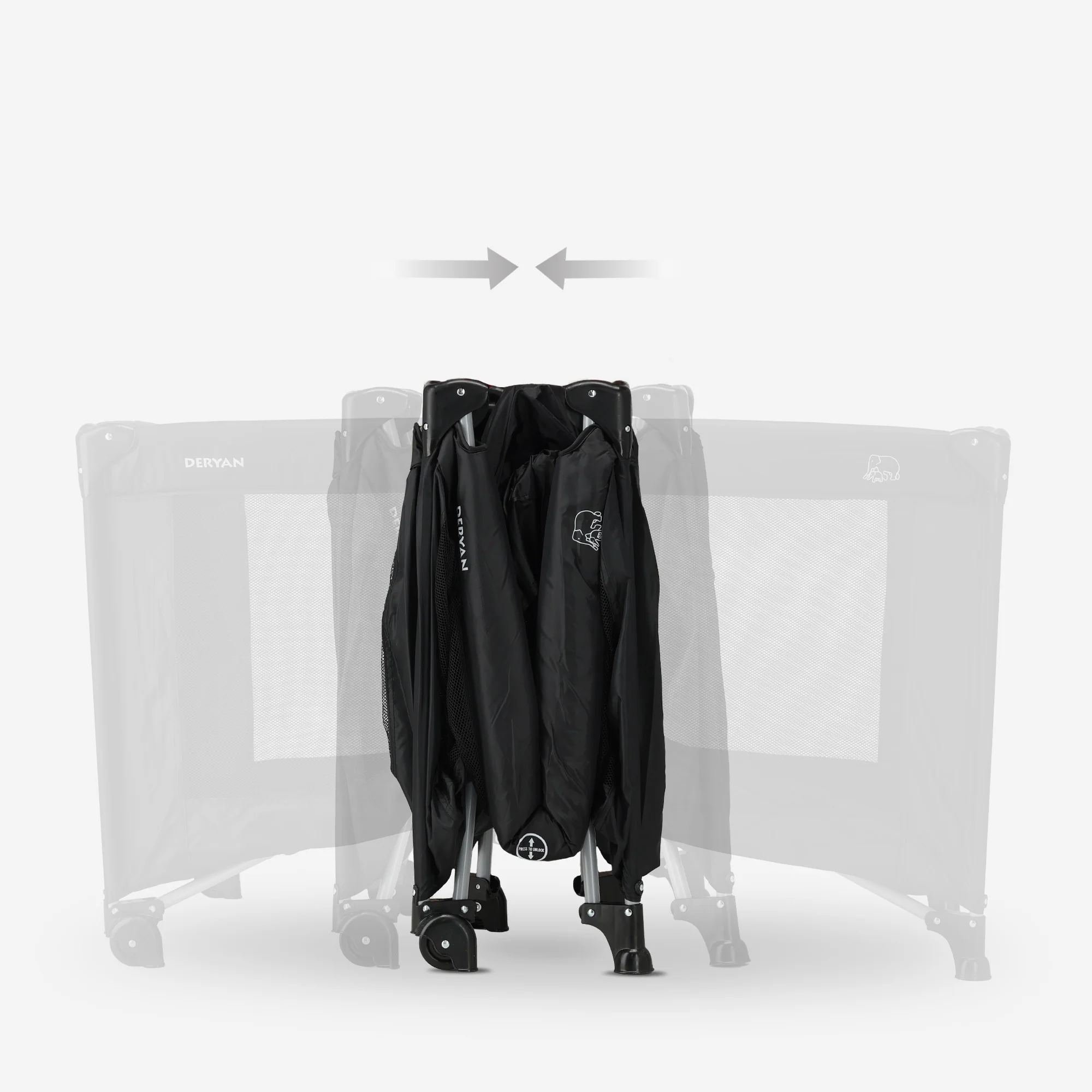 Łóżko kempingowe Believer Black - Image 3