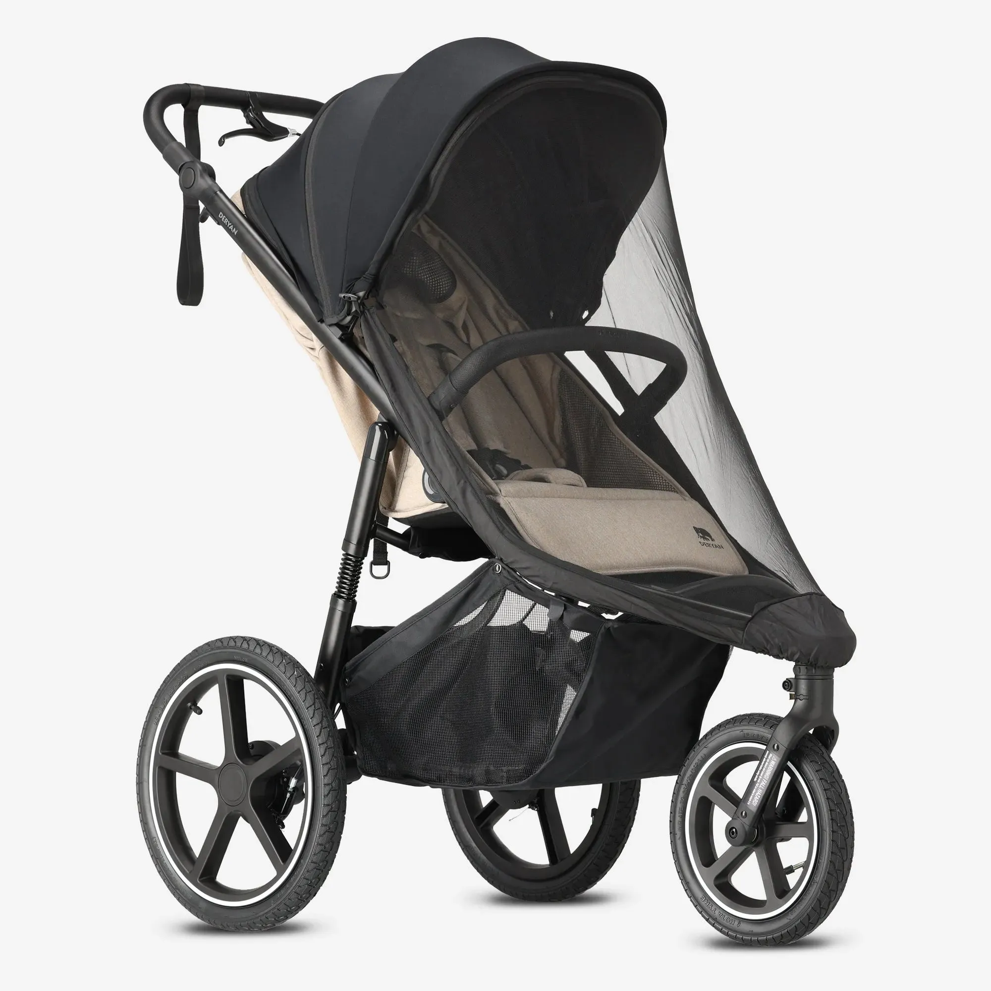 Bolt Hard Running Pram Creme - Image 12