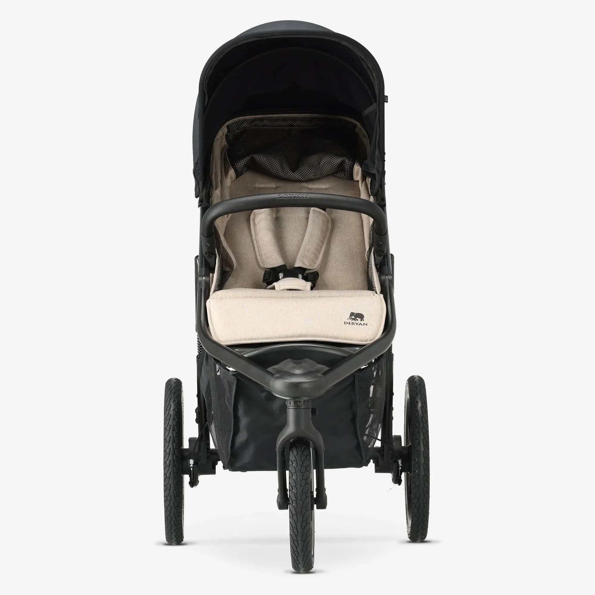 Bolt Hard Running Pram Creme - Image 3