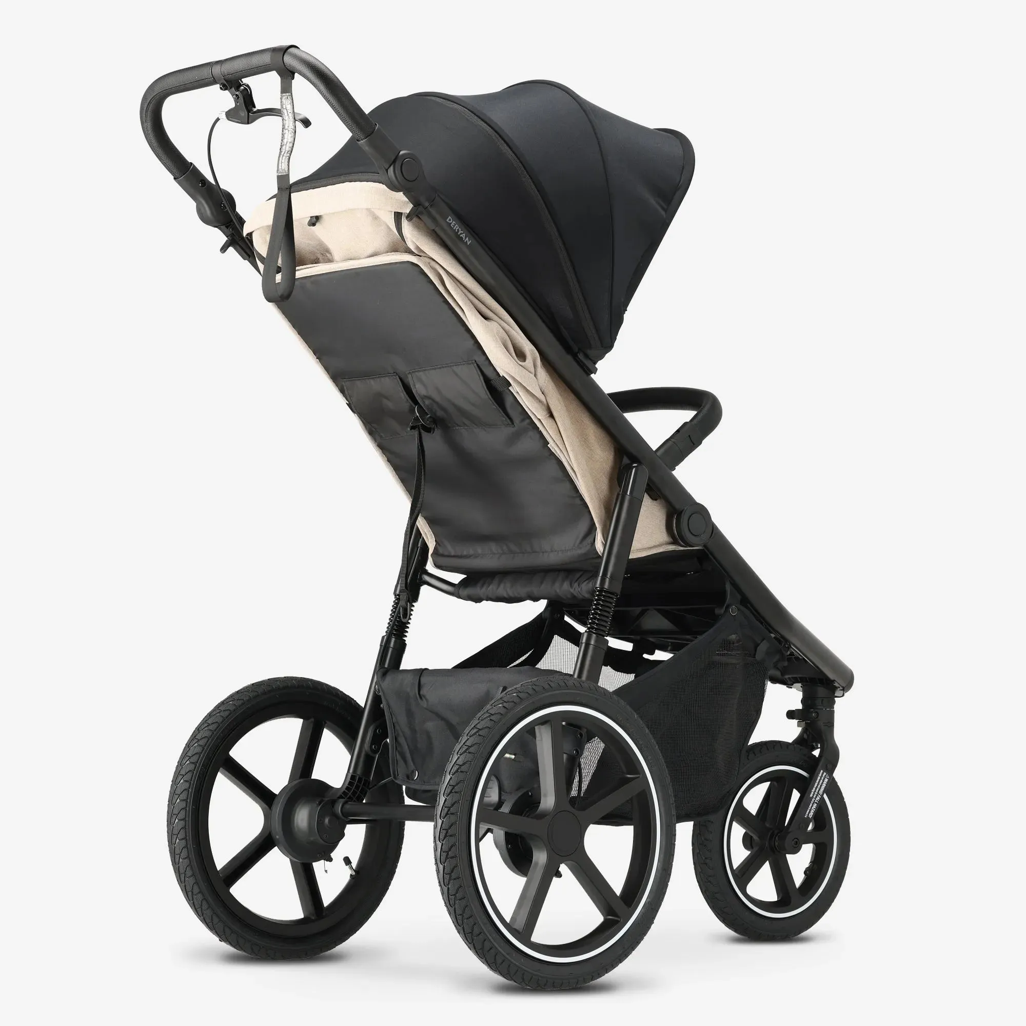 Bolt Hard Running Pram Creme - Image 5