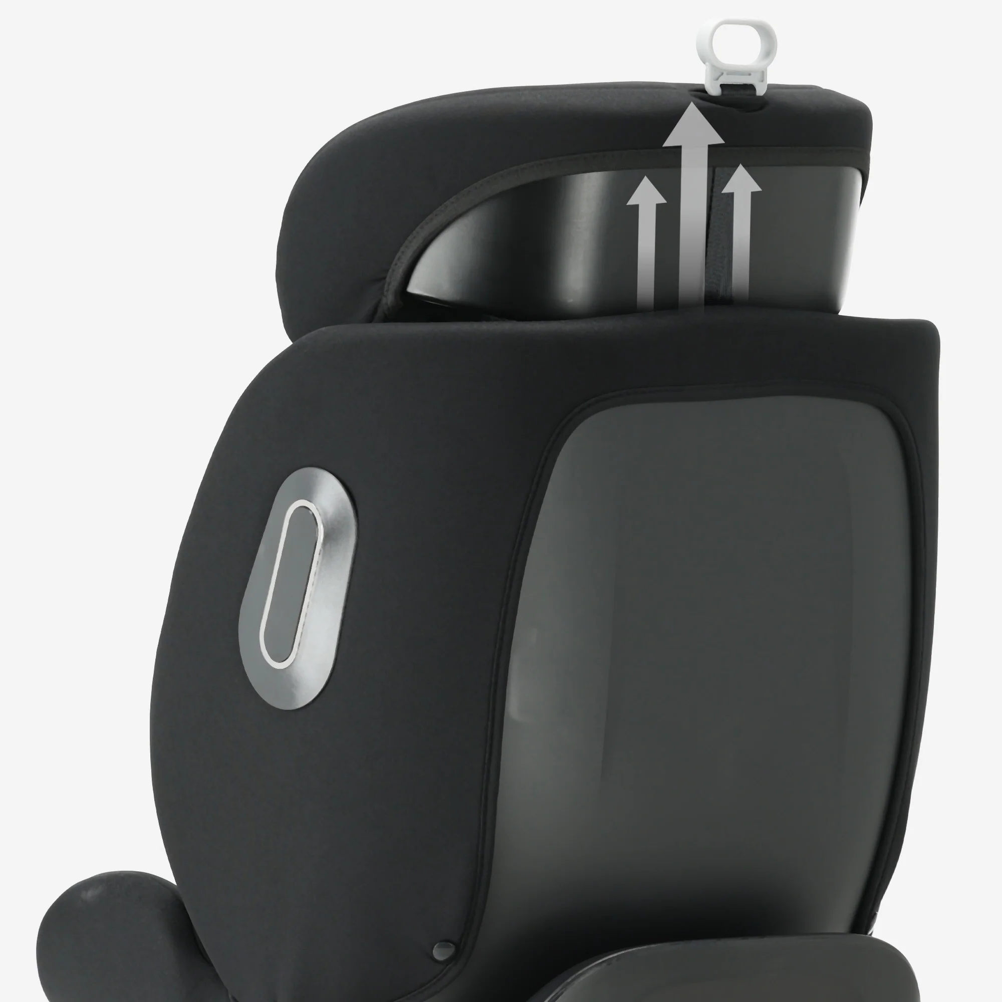 Fotelik samochodowy Carly Luxe i-Size – 0–36 kg – Isofix + nóżka stabilizująca – obrót o 360° – czarny - Image 7