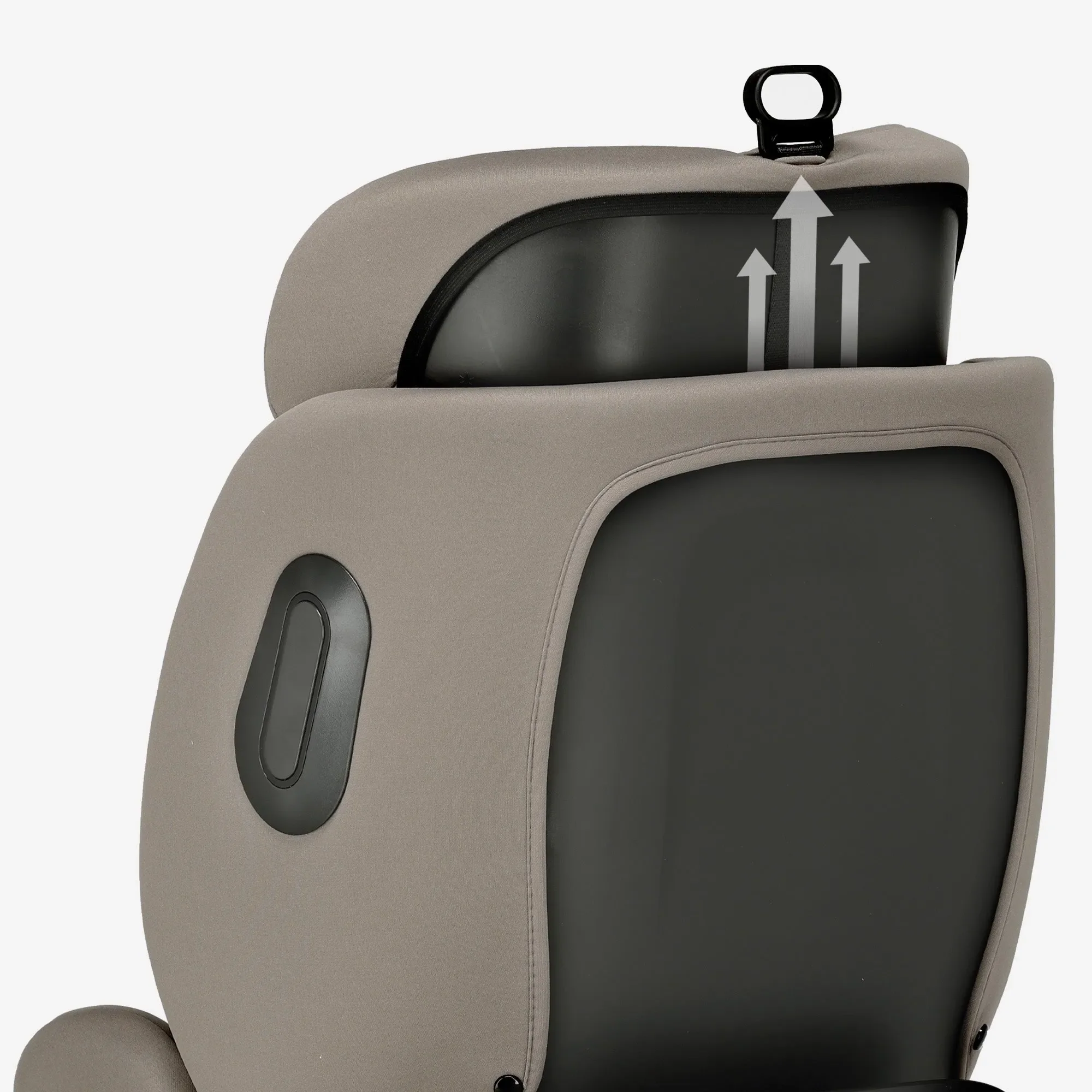 Fotelik samochodowy Carly Luxe i-Size – 0–36 kg – Isofix + nóżka stabilizująca – obrót o 360° – kolor Truffle Sand - Image 8