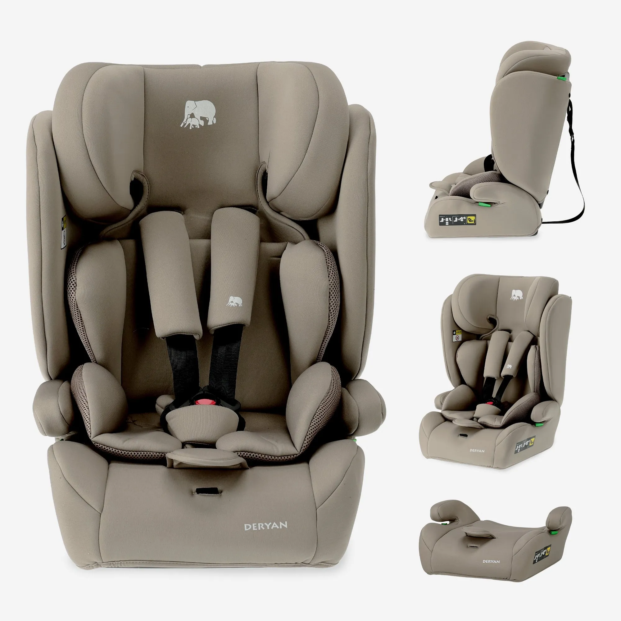 Fotelik samochodowy Carter Basic i-Size 76–150 cm – 9–36 kg – Truffle Sand