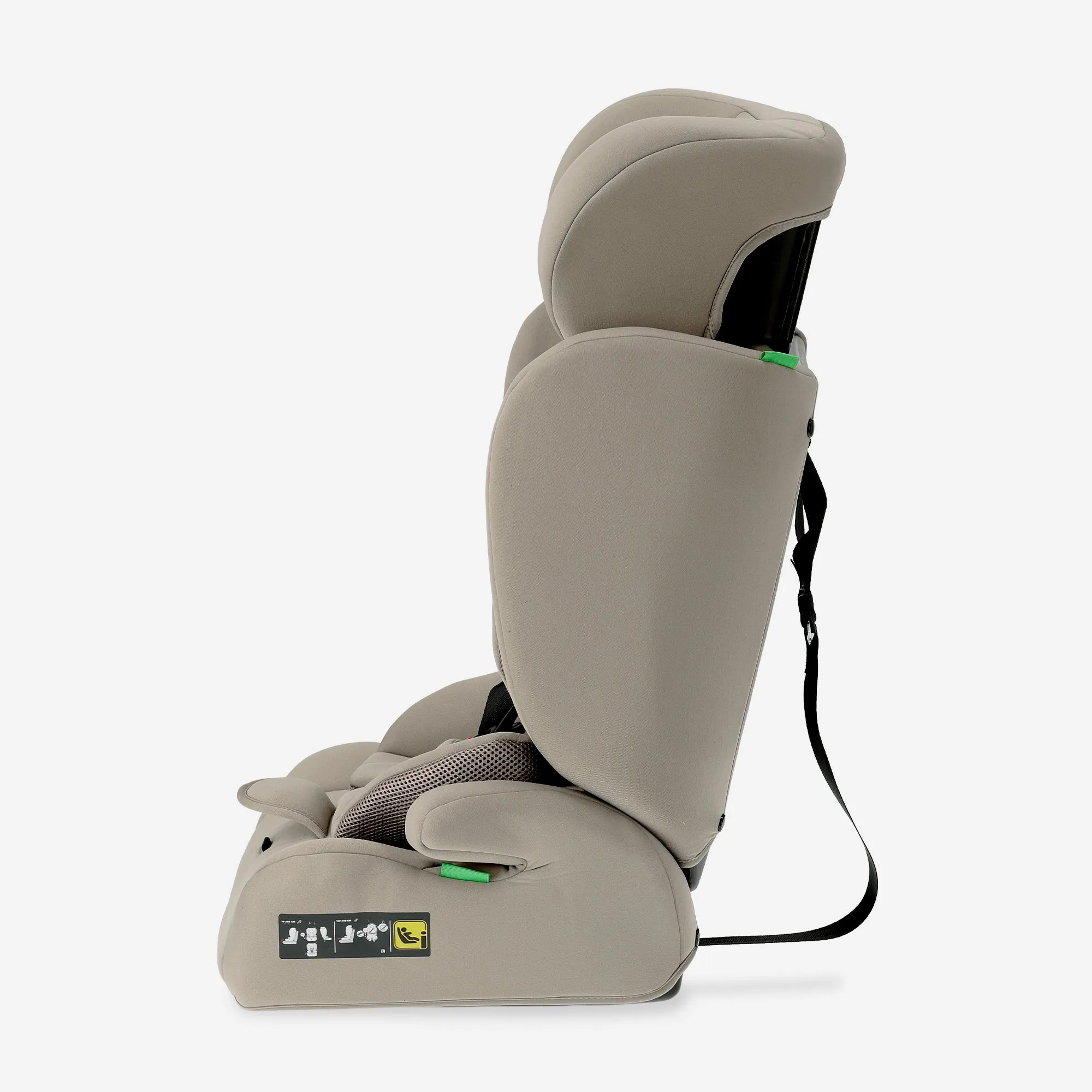 Fotelik samochodowy Carter Basic i-Size 76–150 cm – 9–36 kg – Truffle Sand - Image 11