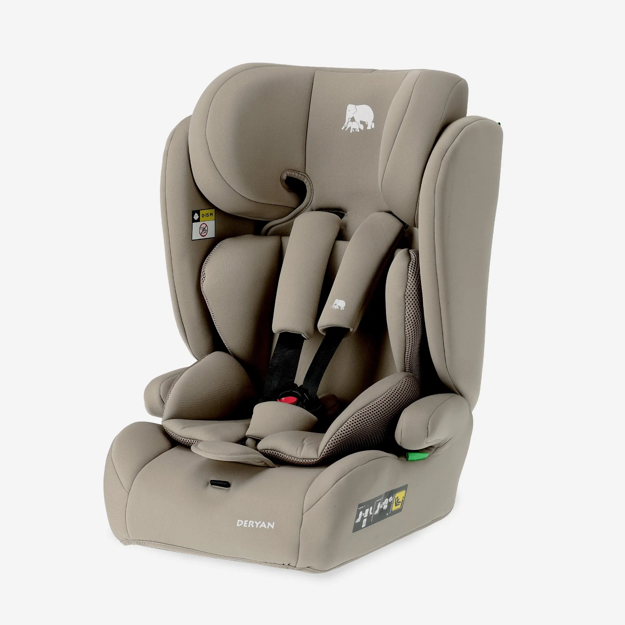 Fotelik samochodowy Carter Basic i-Size 76–150 cm – 9–36 kg – Truffle Sand - Image 9