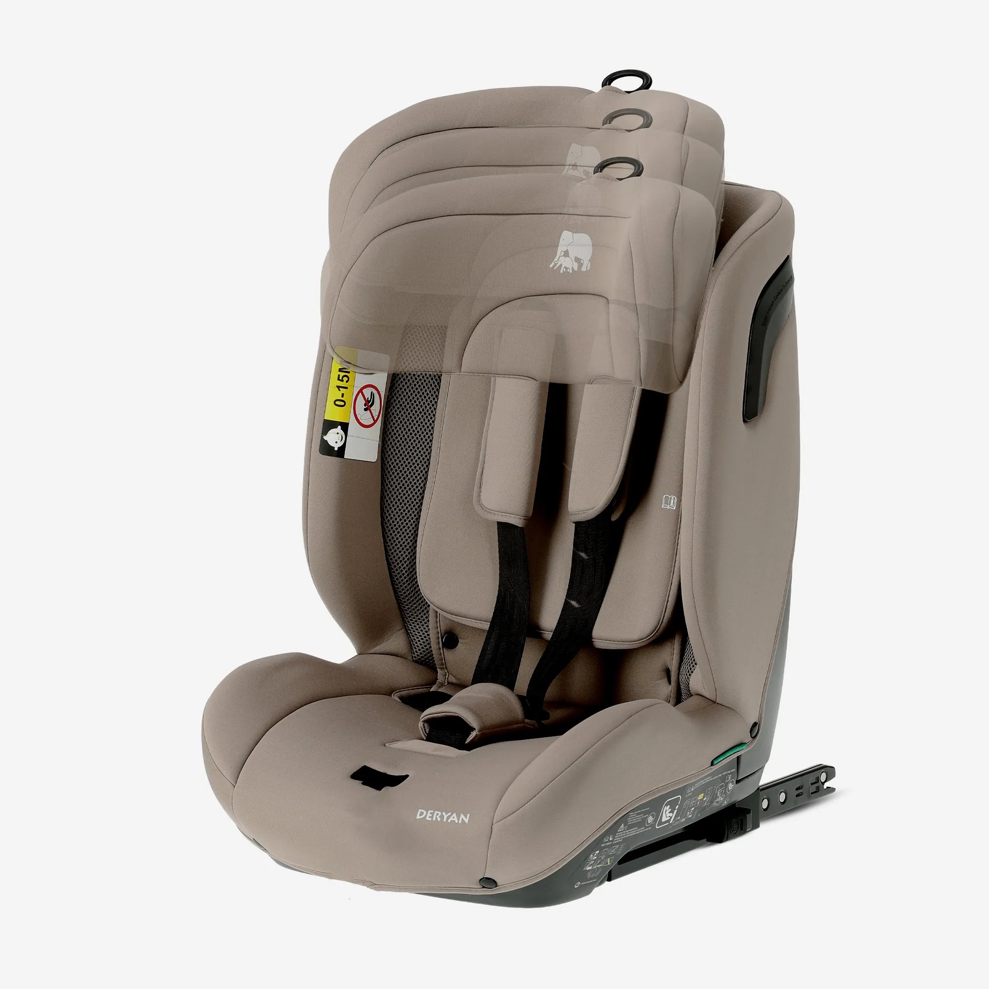 Fotelik samochodowy Carter Luxe i-Size/i-SIX 76–150 cm – 9–36 kg – Truffle Sand - Image 10