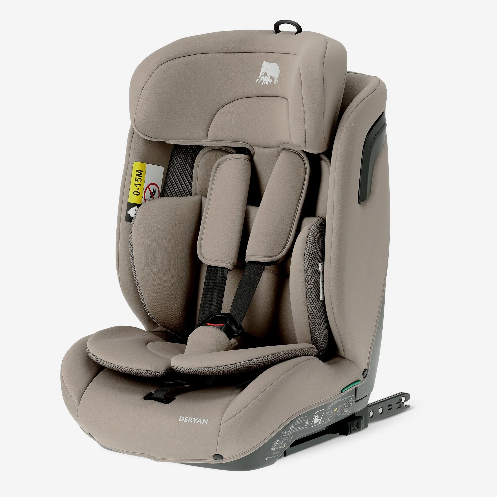 Fotelik samochodowy Carter Luxe i-Size/i-SIX 76–150 cm – 9–36 kg – Truffle Sand - Image 8