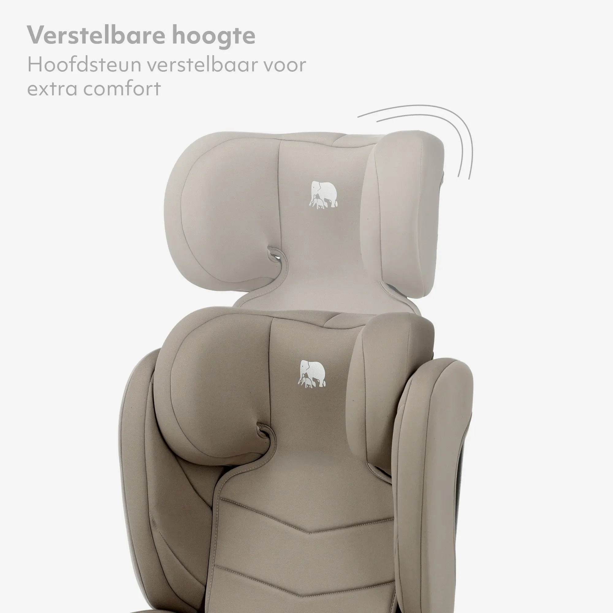 Fotelik samochodowy Charlie Luxe i-Size/Isofix Od 3,5 roku do ok. 12 lat – 100–150 cm – Truffle Sand - Image 3