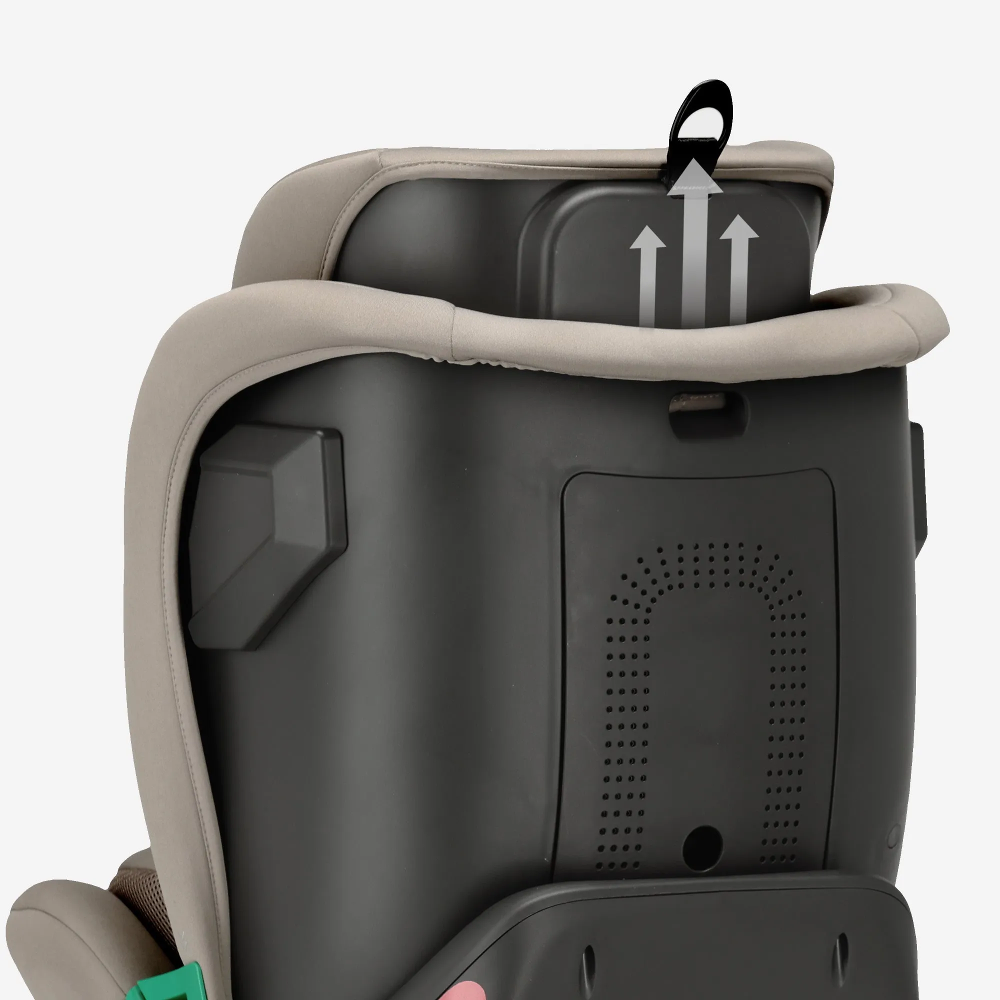 Fotelik samochodowy Chase Luxe i-Size/i-SIX 360° z podpórką, 40–150 cm – 0–36 kg – Truffle Sand - Image 11