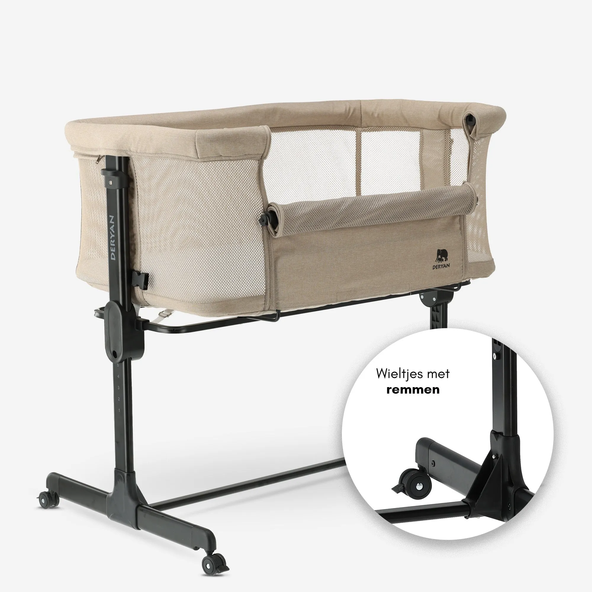 Co-Sleeper Snoozy Cradle - Sand Melange - Image 3