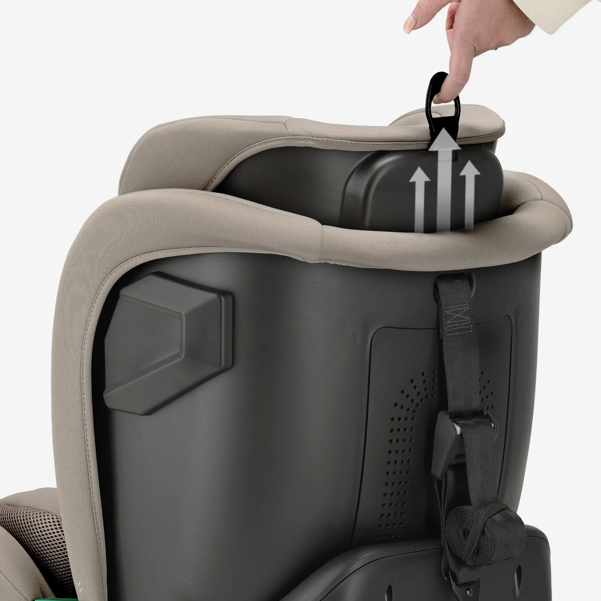 Fotelik samochodowy Colin Luxe i-Size/i-SIX 360° 40–150 cm – 0–36 kg – Truffle Sand - Image 9