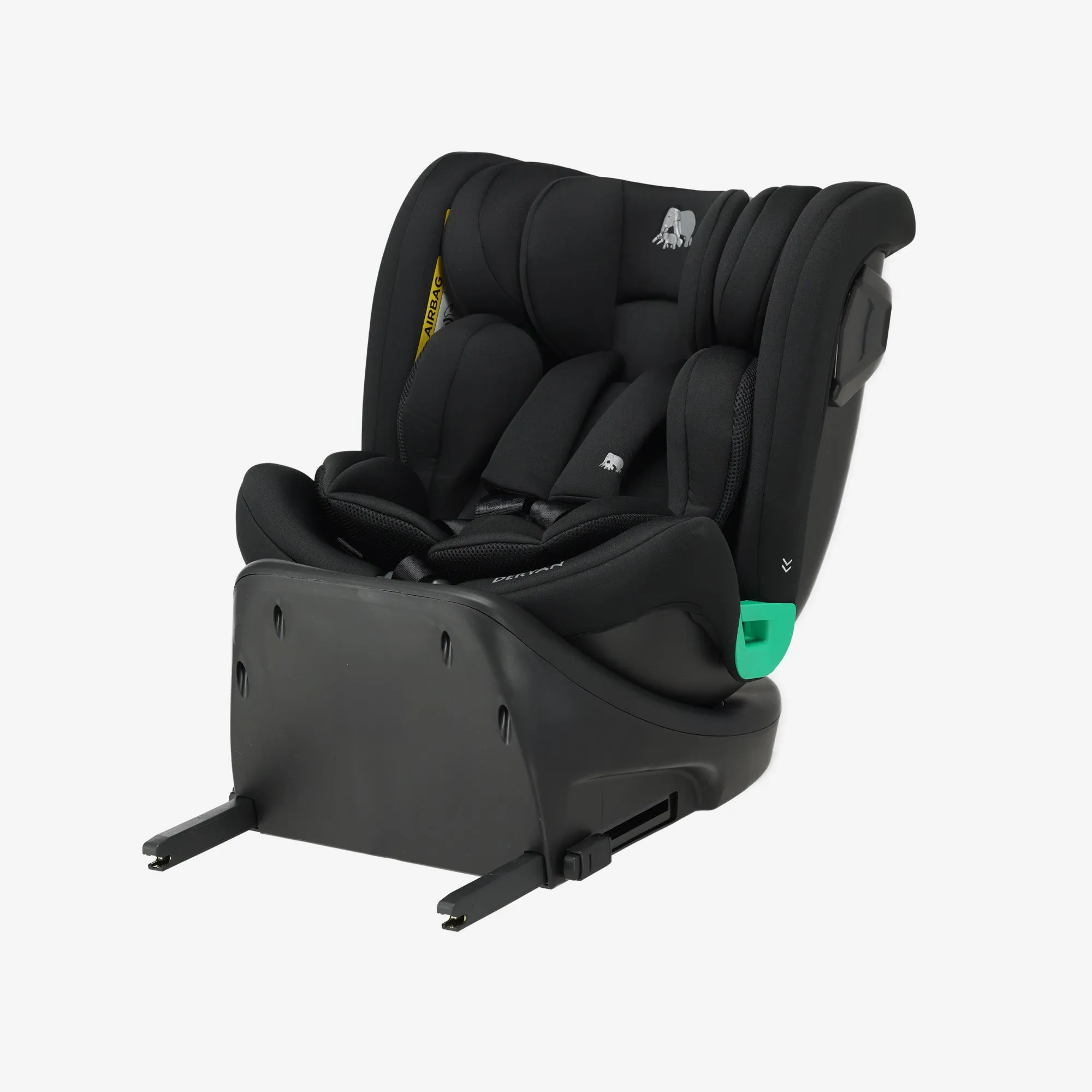 Fotelik samochodowy Chase Luxe i-Size – 0–36 kg – nóżka Isofix – obrót o 360 stopni – czarny - Image 12