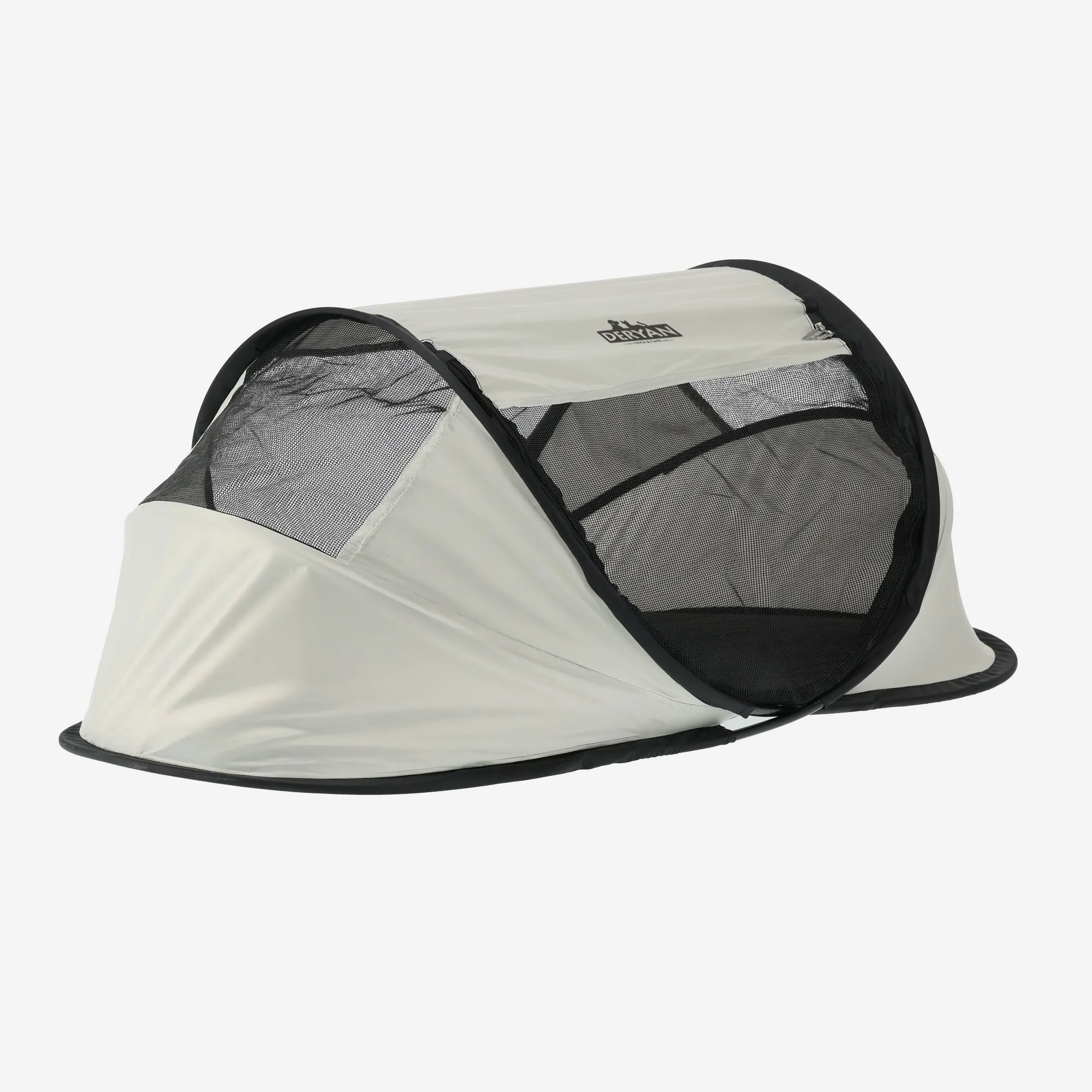 Deryan Dogs & Cats - Luxury Pop-Up Pet Travel-Cot - Wybieg dla psa - System Pop-up - Składana ławka - Bardzo gruba siatka - Średnia - Image 6