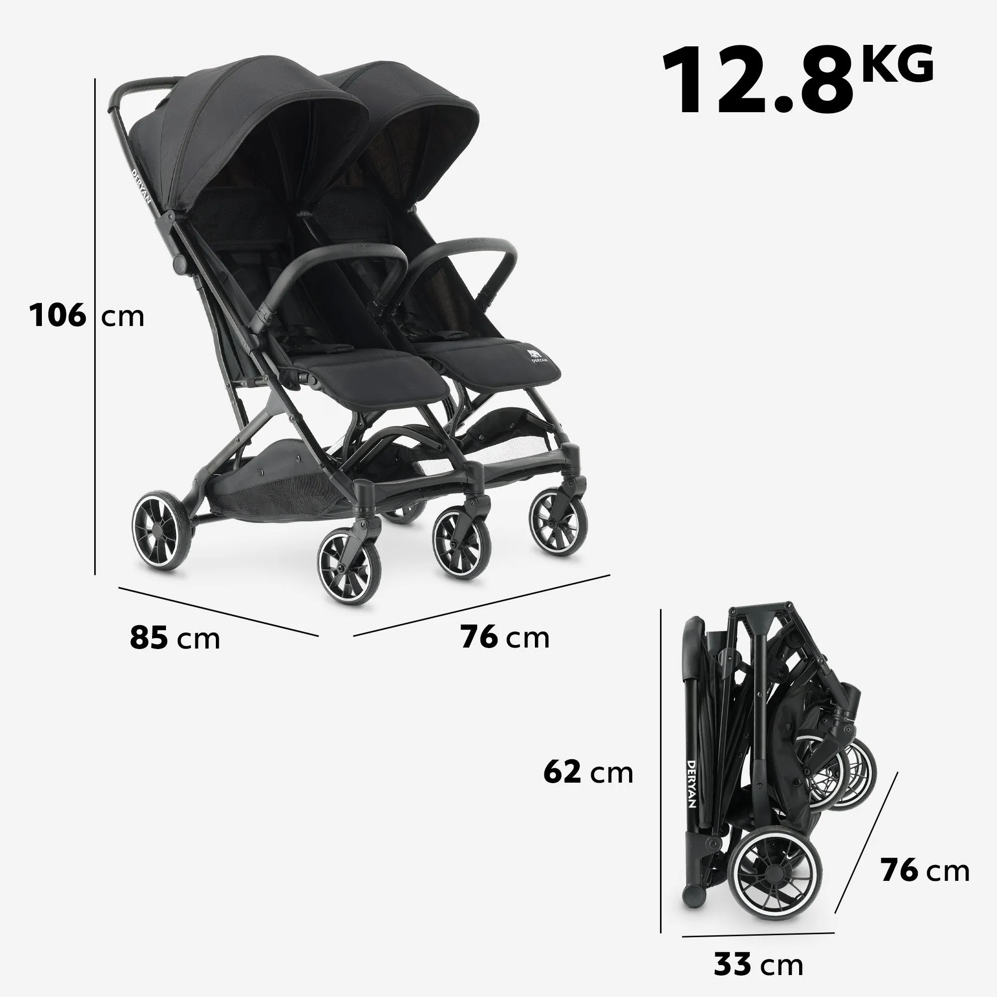 Rolo X2 Duo Buggy Black - Image 9