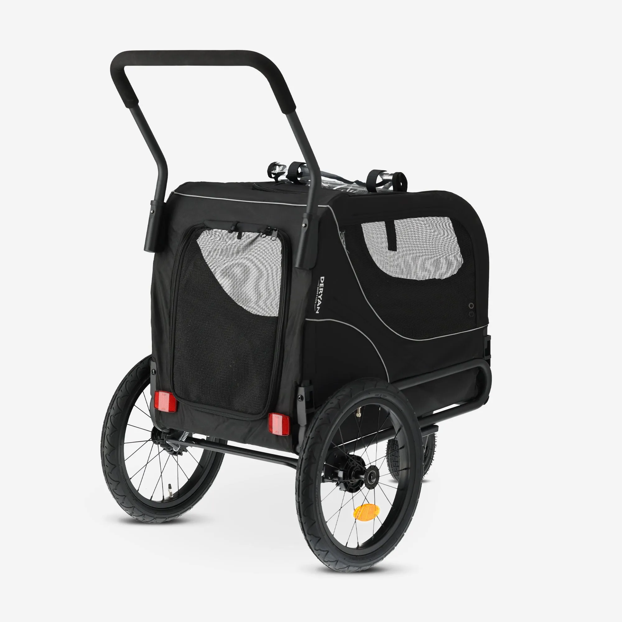 Przyczepka rowerowa dla psa 2 w 1 - składana - do 20 kg - odpowiednia do rowerów elektrycznych - Image 10