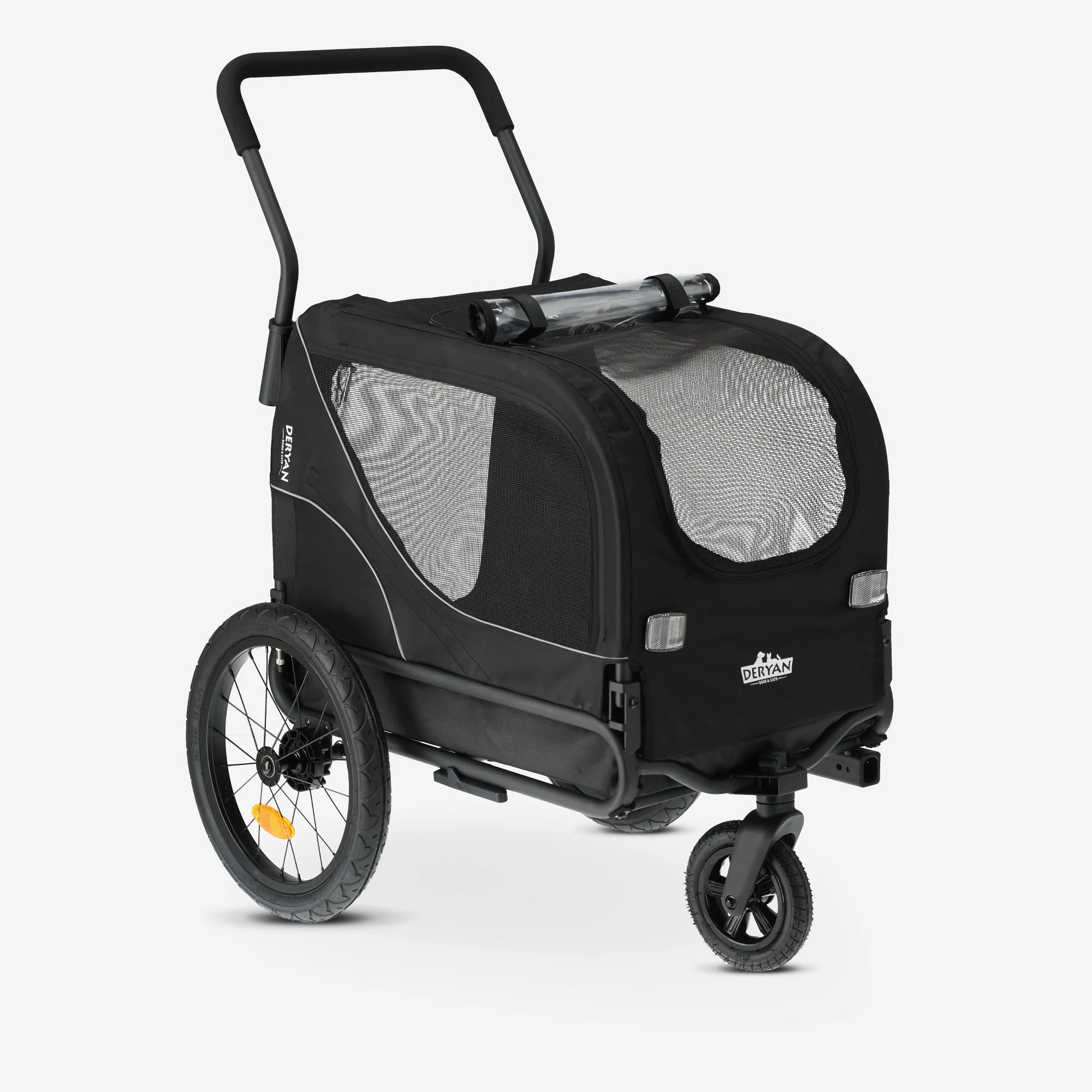 Przyczepka rowerowa dla psa 2 w 1 - składana - do 20 kg - odpowiednia do rowerów elektrycznych - Image 2