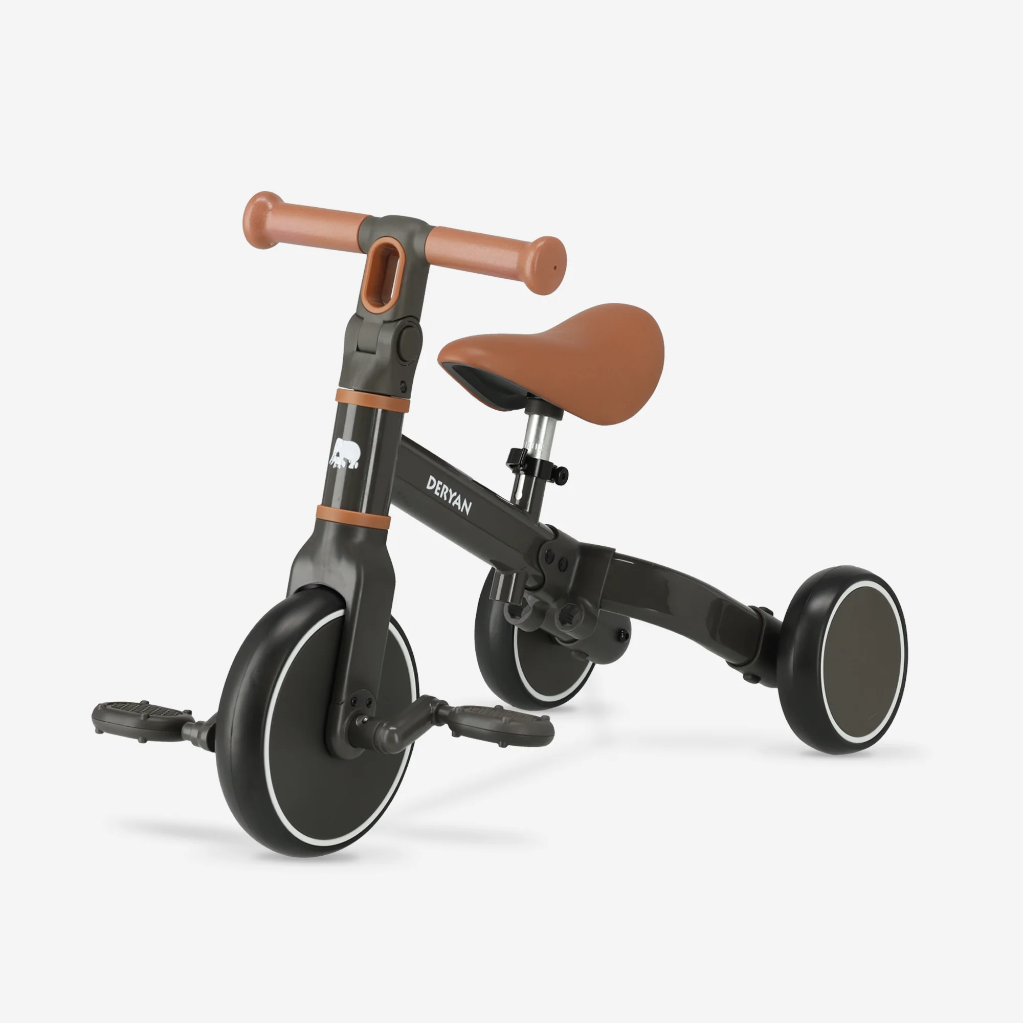Rower trójkołowy Jaime 4 w 1 - czarny