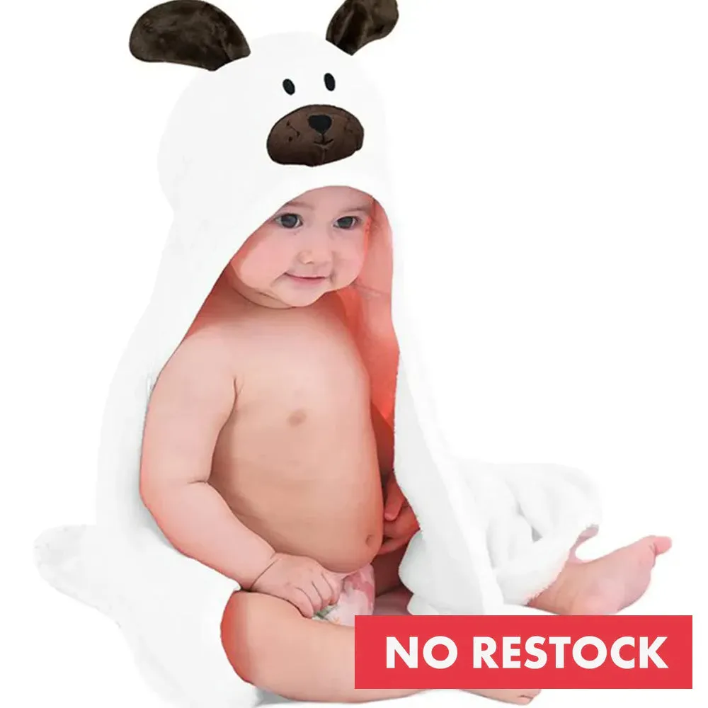Wielofunkcyjny kocyk dziecięcy z polaru Rabbit Brown z kapturem - Kocyk do owinięcia - Kocyk 75x100 cm