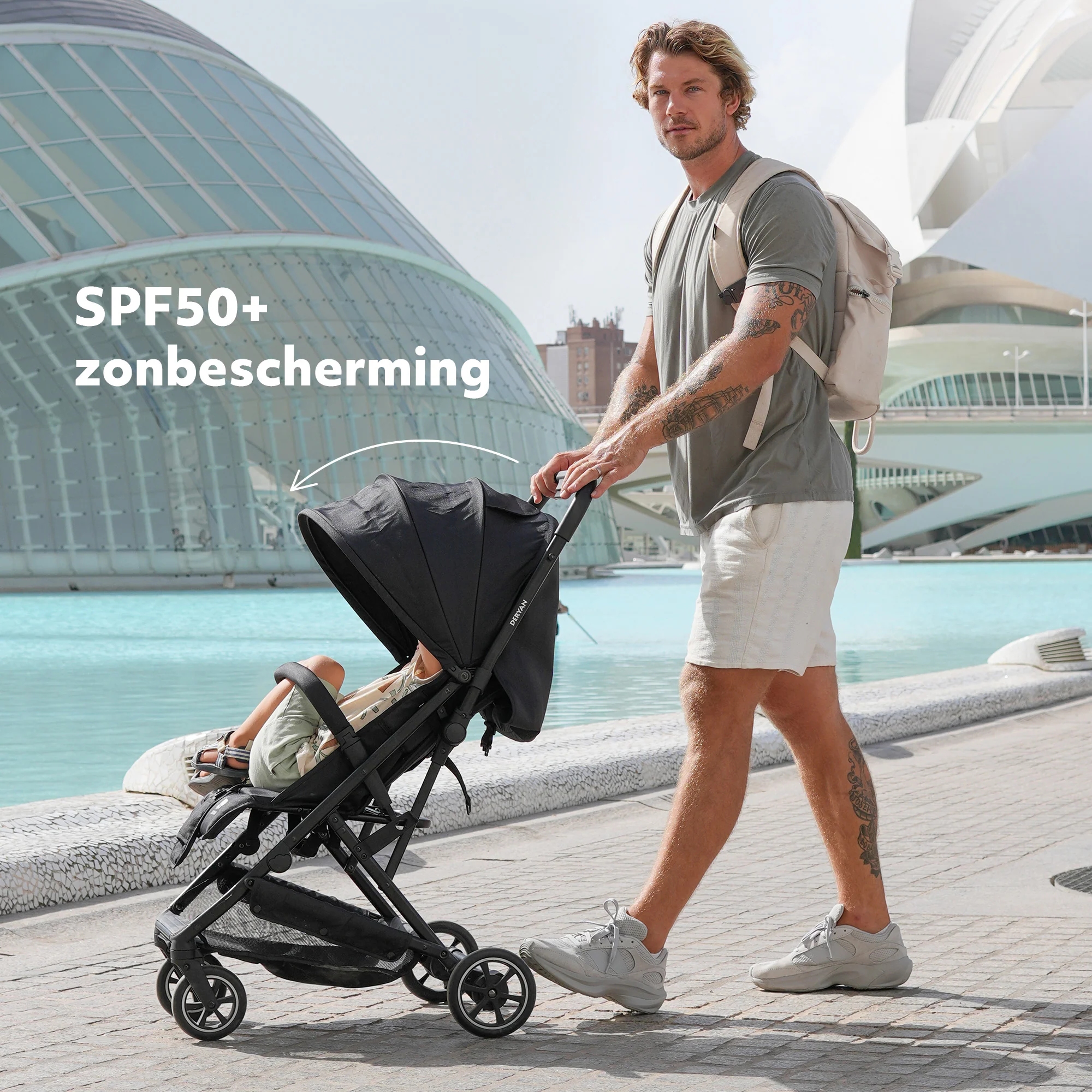Luksusowy, lekki wózek Easy² – zielony - Image 12
