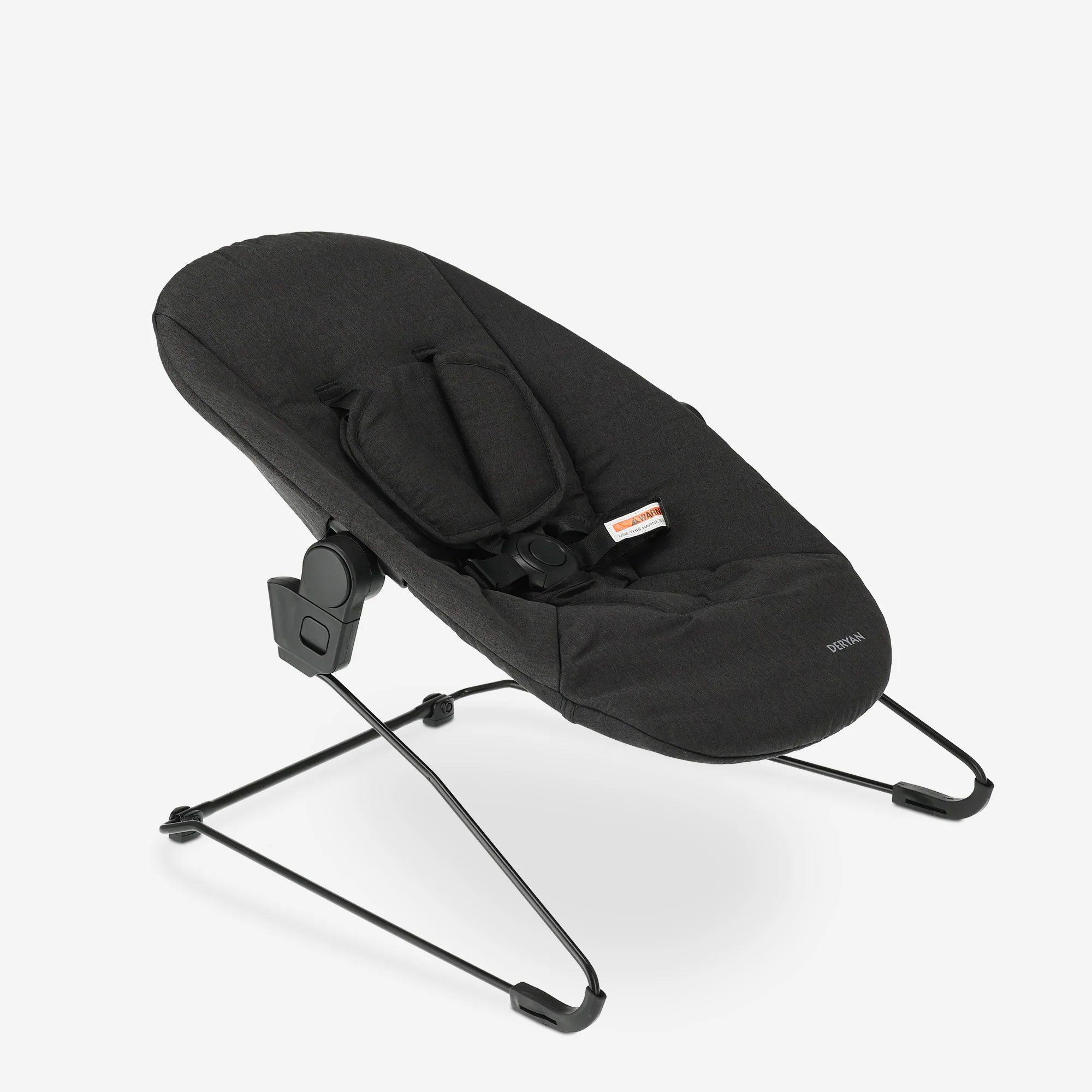 Odin Luxury Wooden Growing Chair High Chair with Bouncer - Zawiera tacę do jedzenia - Regulowane krzesełko do karmienia - Czarne - Image 16