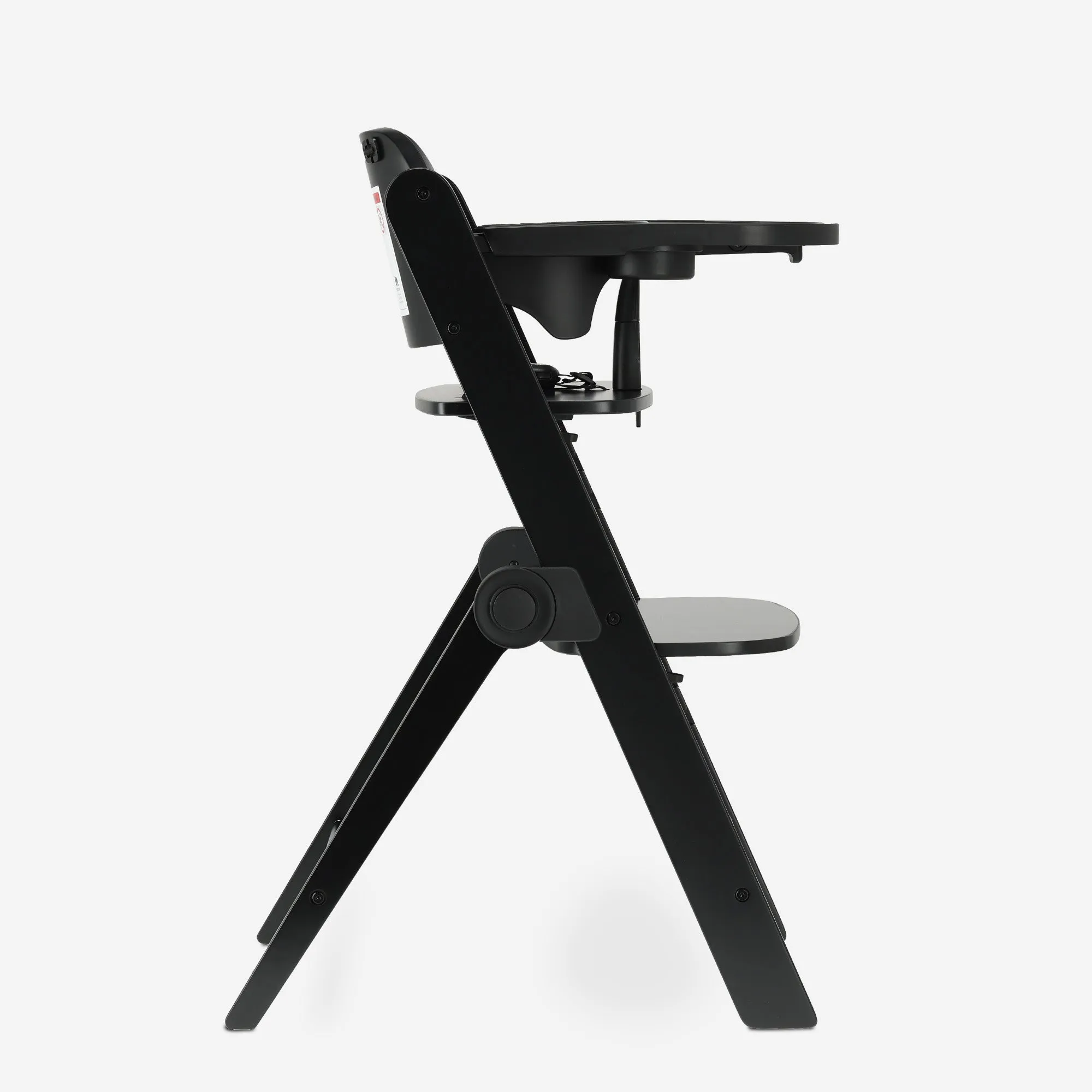 Odin Luxury Wooden Growing Chair High Chair with Bouncer - Zawiera tacę do jedzenia - Regulowane krzesełko do karmienia - Czarne - Image 3