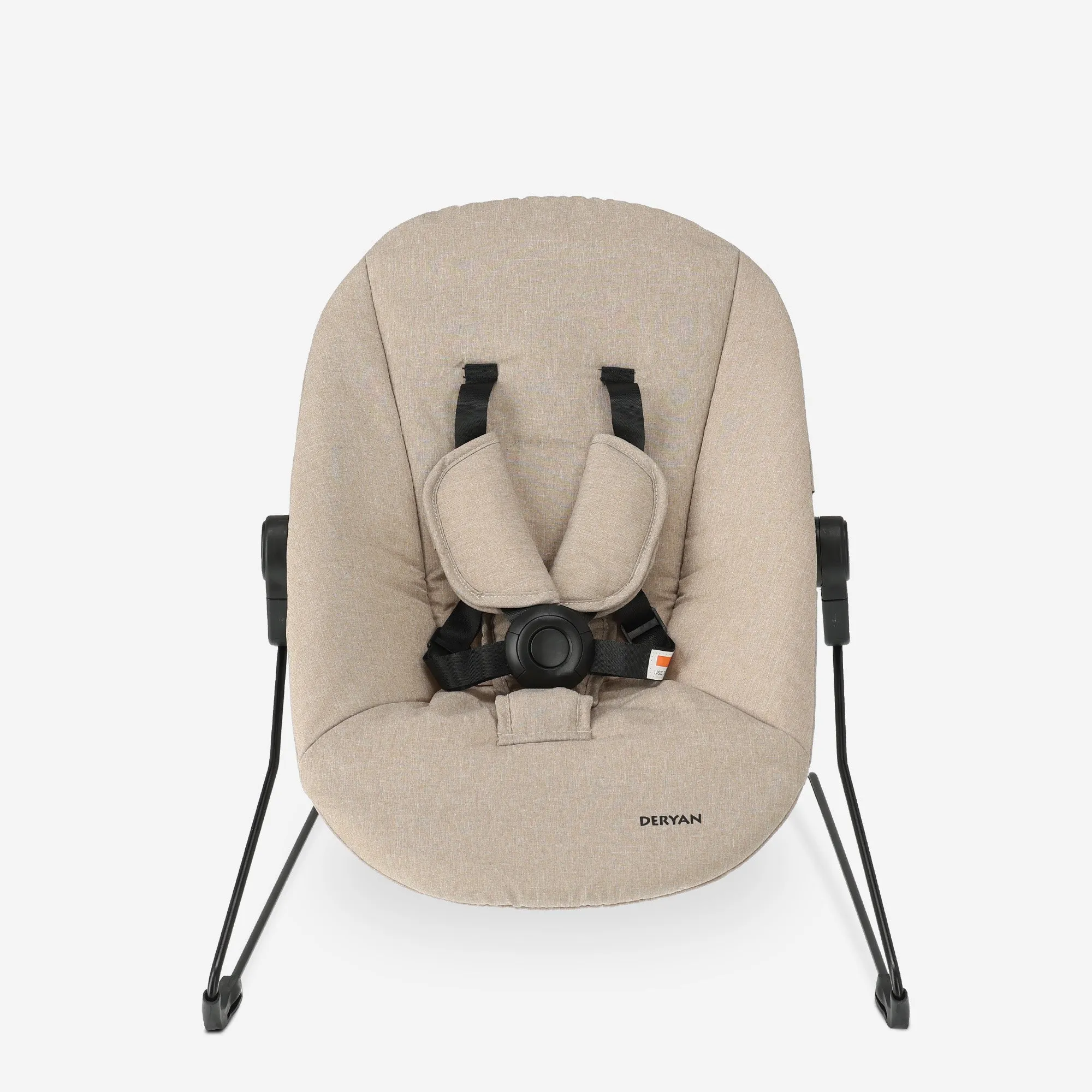 Odin Luxury Wooden Growing Chair Wysokie krzesełko do karmienia z leżaczkiem - zawiera tacę do jedzenia - regulowane wysokie krzesełko - Nougat - Image 15