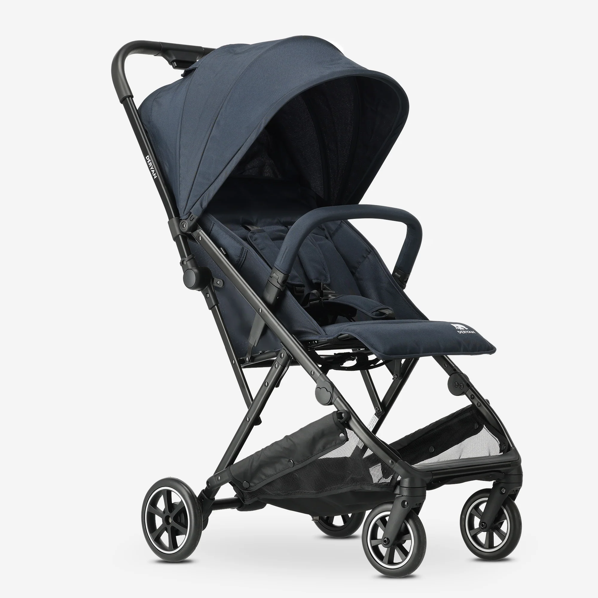 Lekki wózek dziecięcy Luxe Easy - niebieski - Image 10