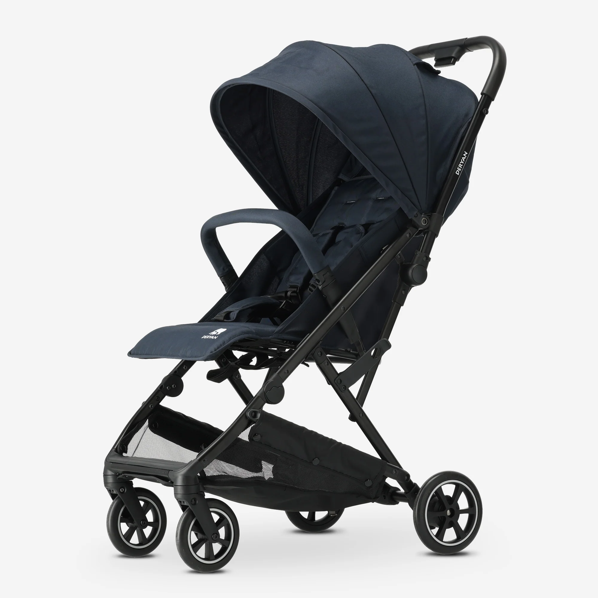 Lekki wózek dziecięcy Luxe Easy - niebieski - Image 6