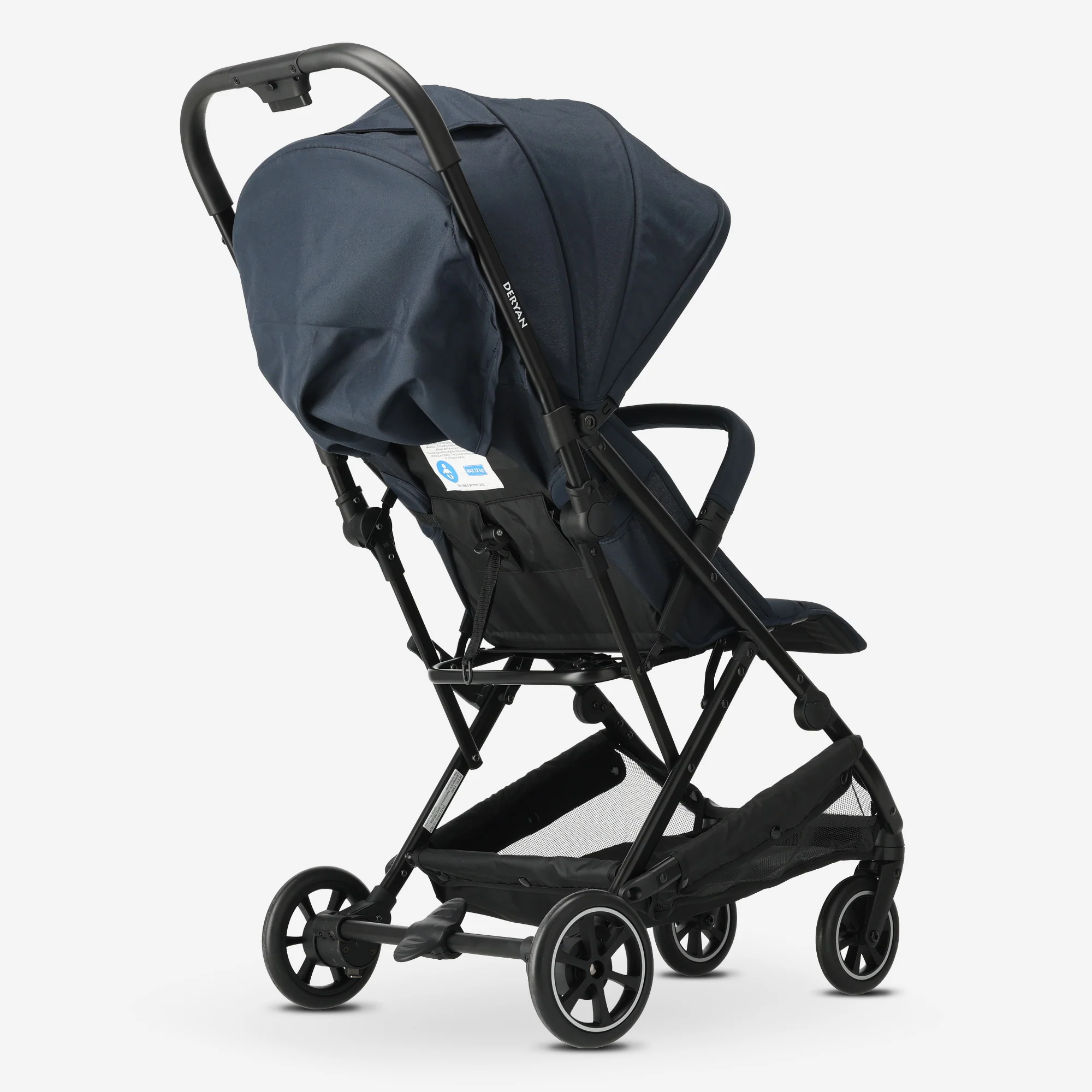 Lekki wózek dziecięcy Luxe Easy - niebieski - Image 9